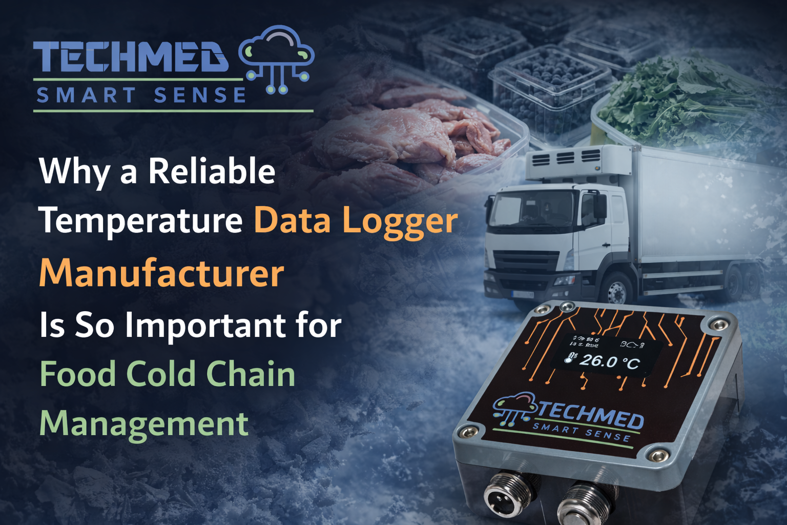 Why a Reliable Temperature Data Logger Manufacturer Is So Important for Food Cold Chain Management