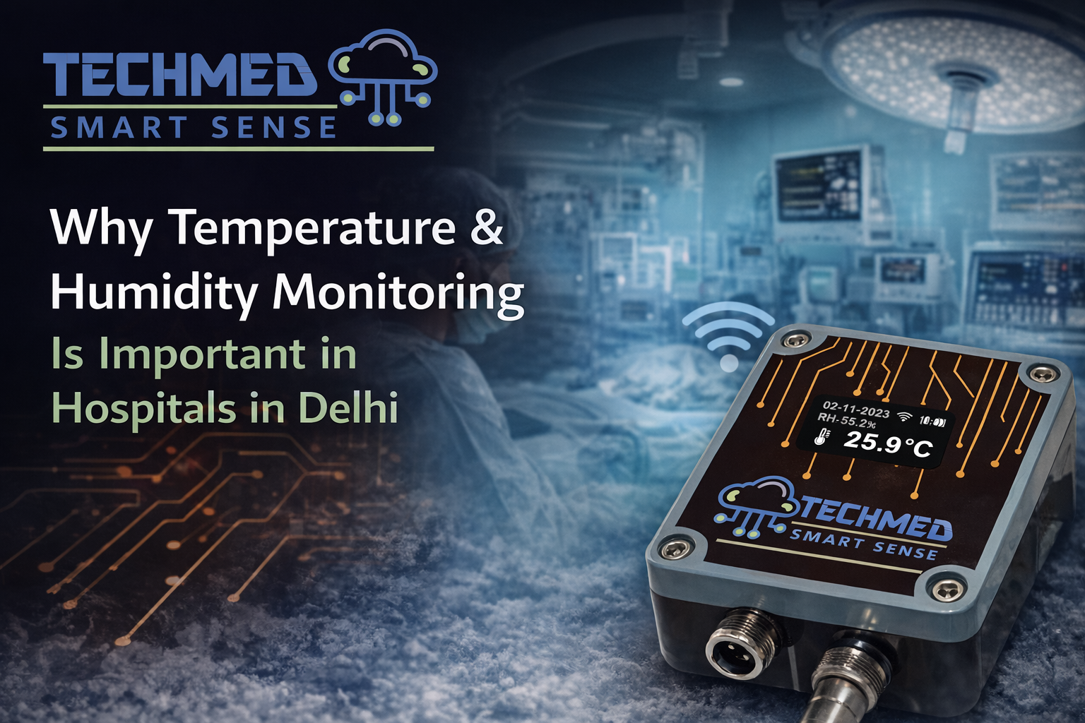 hospital temperature and humidity monitoring system in Delhi