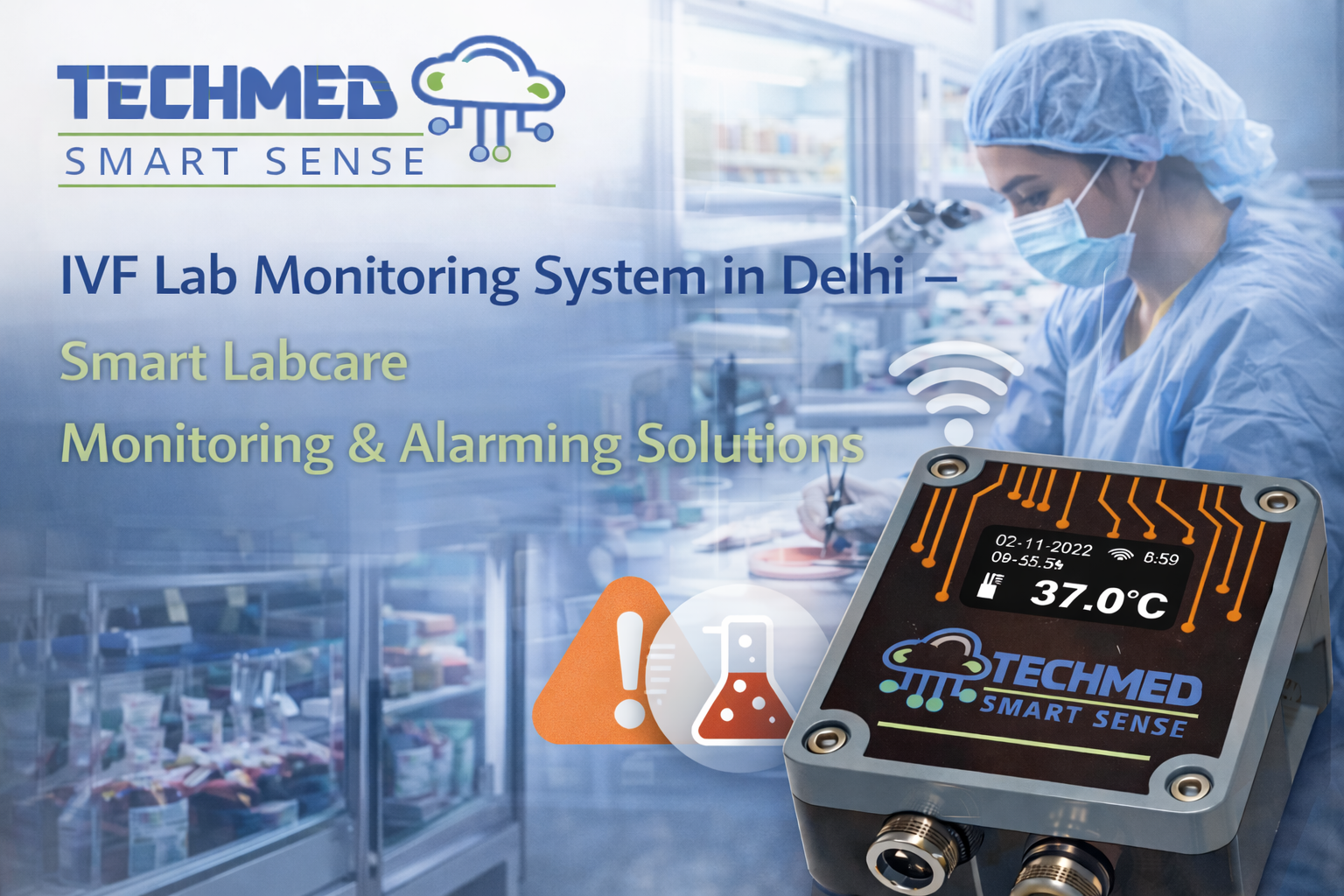 IVF Lab Monitoring System in Delhi – Smart Labcare Monitoring & Alarming Solutions