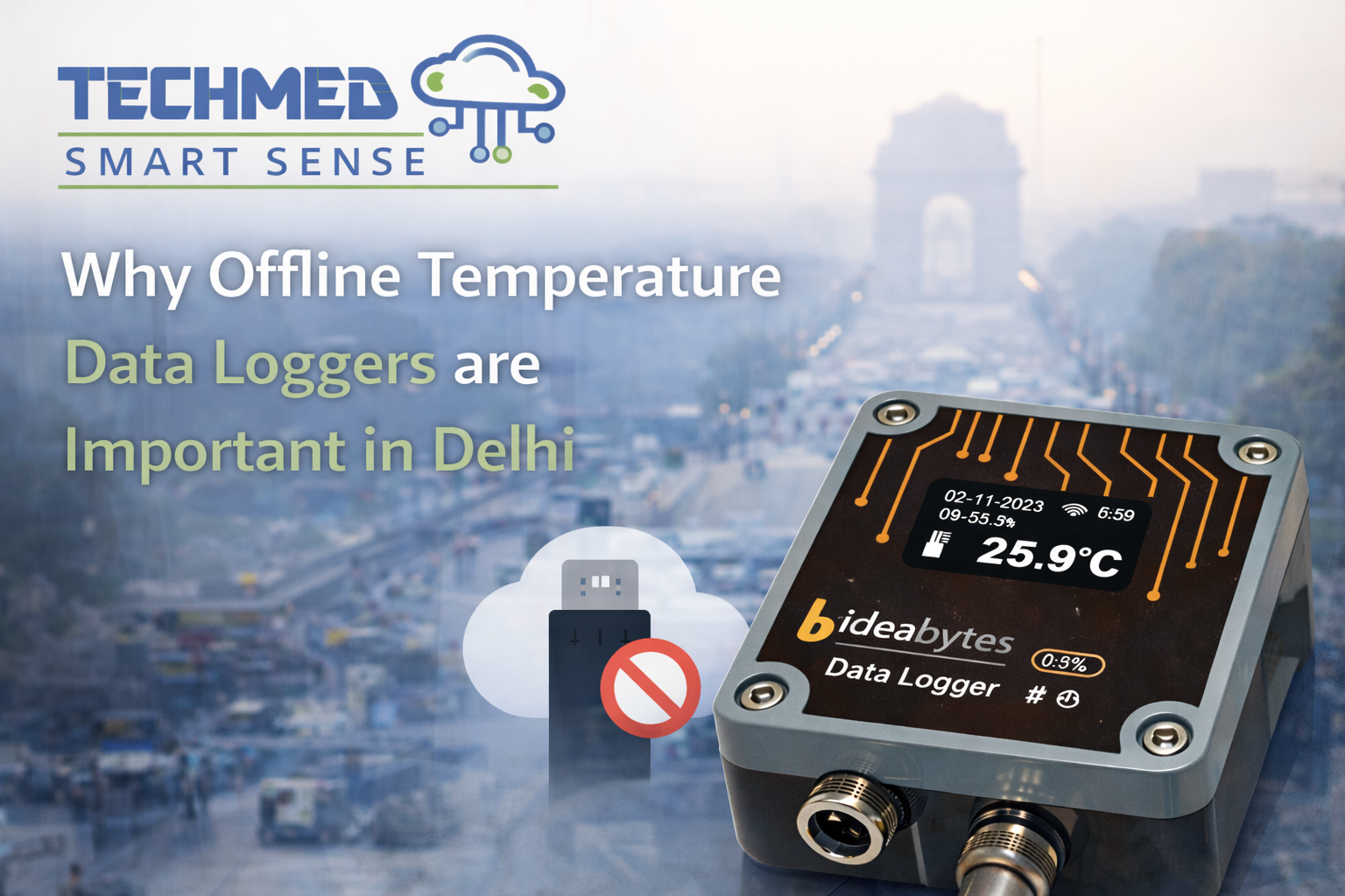 offline temperature data logger in Delhi for pharma and cold storage monitoring