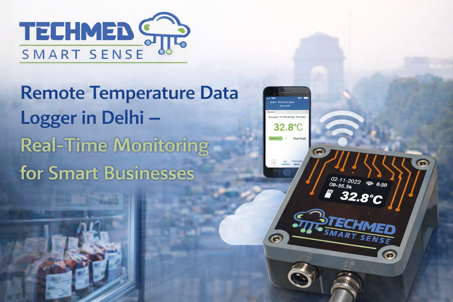 remote temperature data logger Delhi for real-time monitoring in pharma and cold storage